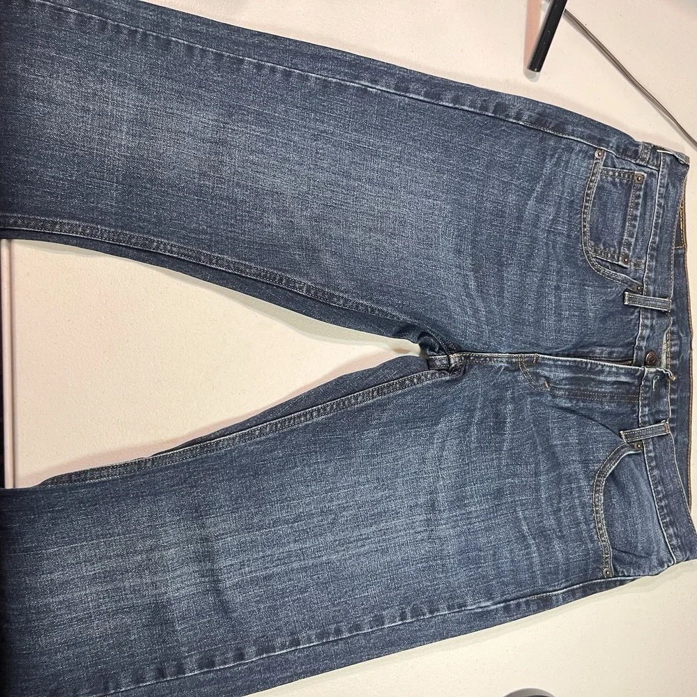 Levi's 527 Boot Cut Jeans Men's Size 34x30 Blue Denim Medium Wash Cotton Cowboy